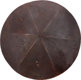 A RARE GERMAN IRON SHIELD C.1550