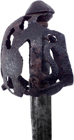 A SCOTTISH BASKET HILTED BROADSWORD LAST QUARTER OF THE 17th CENTURY