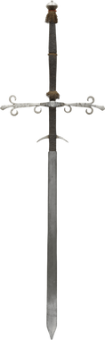 A SOUTH GERMAN TWO HAND SWORD MUNICH C.1580