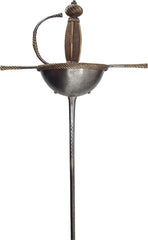 A SPANISH CUP HILT RAPIER C.1650 - Fagan Arms