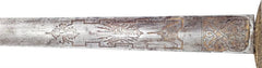 A VERY FINE ENGLISH IRON HILTED SMALLSWORD C.1745-60 - Fagan Arms