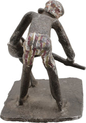 AFRICAN DAHOMEY FIGURE OF A FARMER PLANTING - Fagan Arms