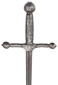 AN ENGLISH CRUCIFORM RAPIER C.1605-15