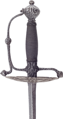 AN ENGLISH RAPIER C.1640