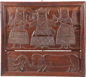 BENIN CARVED WOOD PANELS