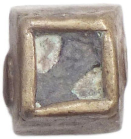 BRONZE GEOMETRIC GOLD WEIGHT C.1890
