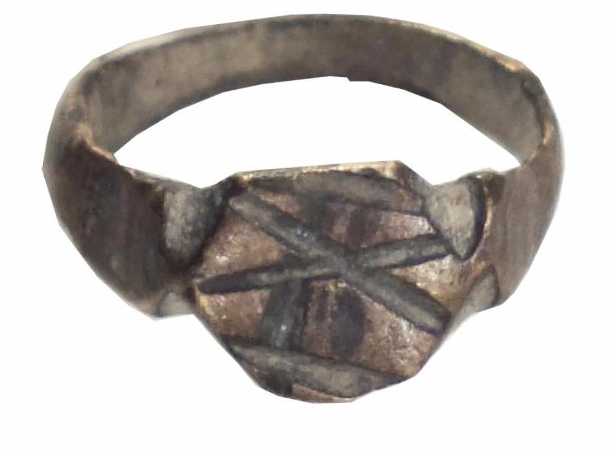 BYZANTINE INFANT'S RING C.500-800 AD SIZE 3/8 - Fagan Arms