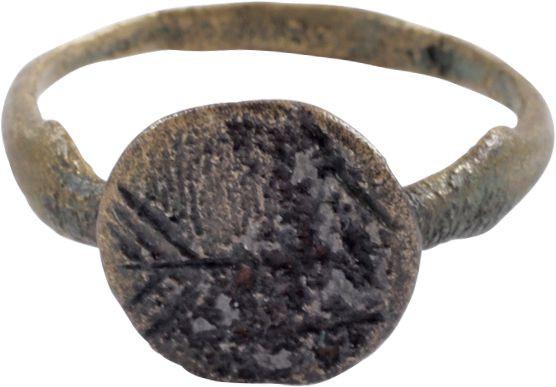 BYZANTINE MAN'S RING 5th-9th CENTURY AD SIZE 9 1/2 - Fagan Arms