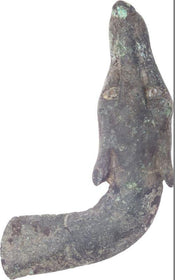 CELTIC BRONZE WOLF HEAD