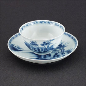 CHINESE EXPORT TEA BOWL AND SAUCER