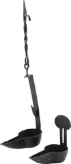 COLONIAL AMERICAN DOUBLE BETTY LAMP C.1700-50 - Fagan Arms