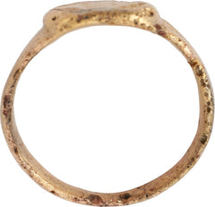 MEDIEVAL SIGNET RING, 8TH-11TH CENTURY SIZE 7 - Fagan Arms
