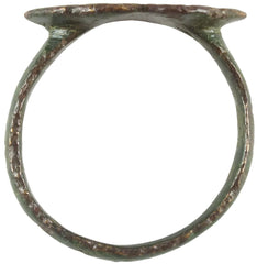 EARLY CHRISTIAN PILGRIM’S RING 8th CENTURY AD SZ 8 - Fagan Arms