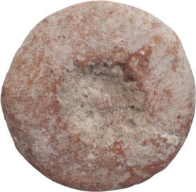 EGYPTIAN RED TERRACOTTA BEAD MOLD, NEW KINGDOM, C.1570-1075 BC