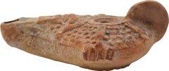 EGYPTIAN RED TERRACOTTA OIL LAMP - Fagan Arms