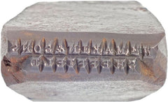 English Bowie Knife Makers Blade Stamp - Product
