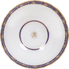 ENGLISH EXPORT POTTERY, FIRST PERIOD WORCESTER BOWL - Fagan Arms