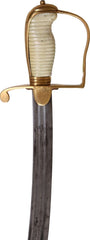 ENGLISH NAVAL OFFICER'S BATTLE SWORD C.1800 - Fagan Arms