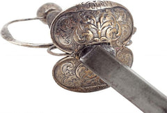 ENGLISH SILVER HILTED SMALLSWORD C.1757-8 - Fagan Arms