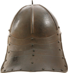 Evidently served in two wars for 35 years! EUROPEAN LOBSTERTAIL HELMET C.1620 - Fagan Arms