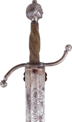 FINE AND RARE GERMAN HAND AND A HALF SWORD C.1620 - Fagan Arms
