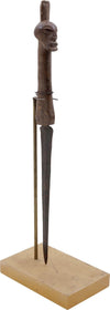 FINE AND RARE SONGYE (CONGOLESE) RITUAL DAGGER FOR THE ROYAL COURT