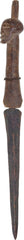 FINE AND RARE SONGYE (CONGOLESE) RITUAL DAGGER FOR THE ROYAL COURT - Fagan Arms