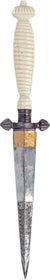 FINE FRENCH PROSTITUTE'S DAGGER C.1870-80