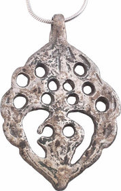 FINE MEDIEVAL SILVER PENDANT