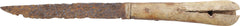 FINE QUALITY ENGLISH GOTHIC SHEATH KNIFE C.1370-1400 - Fagan Arms