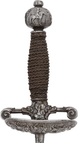 FINELY CHISELED NORTH EUROPEAN RAPIER C.1660