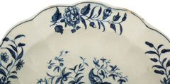 FIRST PERIOD WORCESTER DISH C.1770 - Fagan Arms