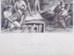 FRAMED ANTIQUE LITHOGRAPH - Fagan Arms
