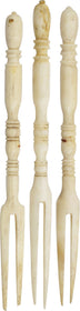 FRENCH PRISONER OF WAR BONE CONDIMENT FORK