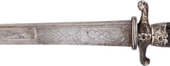 FRENCH SILVER MOUNTED HUNTING SWORD C.1780 - Fagan Arms
