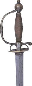 FRENCH SILVERED SMALLSWORD C.1700