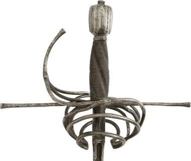 GERMAN SWEPT HILT RAPIER C.1600
