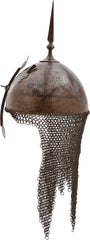 GOOD INDOPERSIAN HELMET KULAH KHUD C.1700-EARLY 18th CENTURY - Fagan Arms