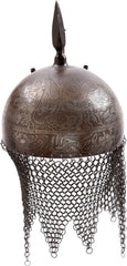 INDOPERSIAN IRON HELMET KULAH KHUD - Fagan Arms