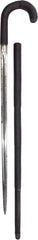 ITALIAN SWORD CANE C.1880-90 With full size military fighting blade! - Fagan Arms