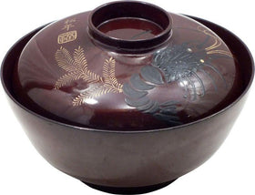 JAPANESE LACQUER BOWL OWAN