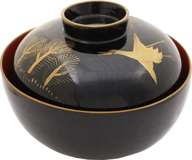 JAPANESE LACQUERED BOWL OWAN