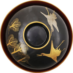 JAPANESE LACQUERED BOWL OWAN - Fagan Arms