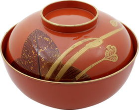 ANTIQUE JAPANESE LACQUERED BOWL OWAN