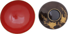 JAPANESE LACQUERED COVERED BOWL - Fagan Arms