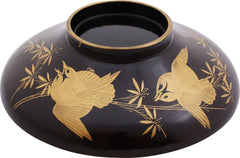 JAPANESE LACQUERED COVERED BOWL - Fagan Arms