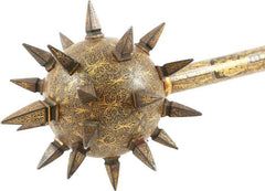 AN EXCEEDINGLY RARE ITALIAN GILT AND SILVERED MACE C.1560-75 - Fagan Arms
