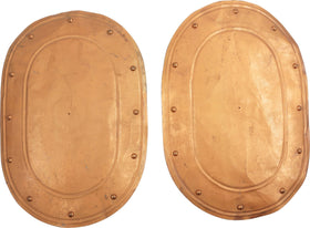 PAIR OF AMERICAN THEATRICAL SHIELDS
