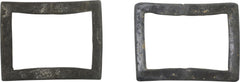 PAIR OF COLONIAL AMERICAN SHOE BUCKLES - Fagan Arms