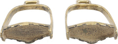 PAIR OF INDOPERSIAN STIRRUPS - Fagan Arms